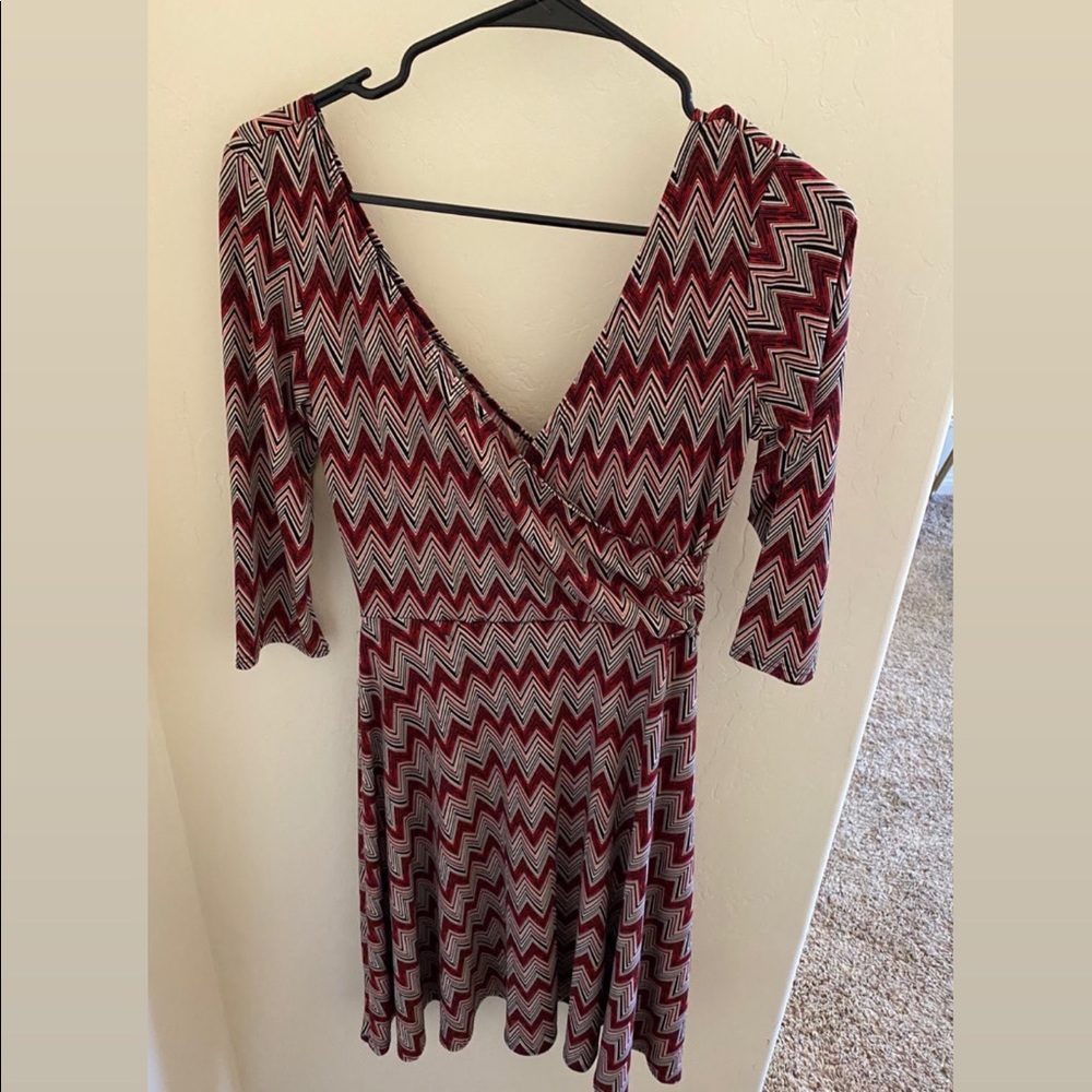 Chevron Pattern Dress